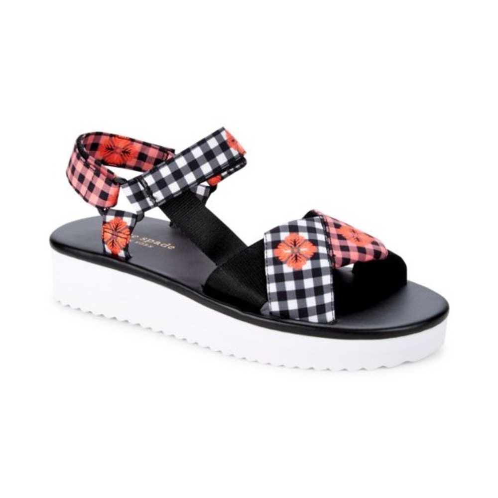 Kate Spade NY Dotty Ankle-Strap Platform Sandals Size 10